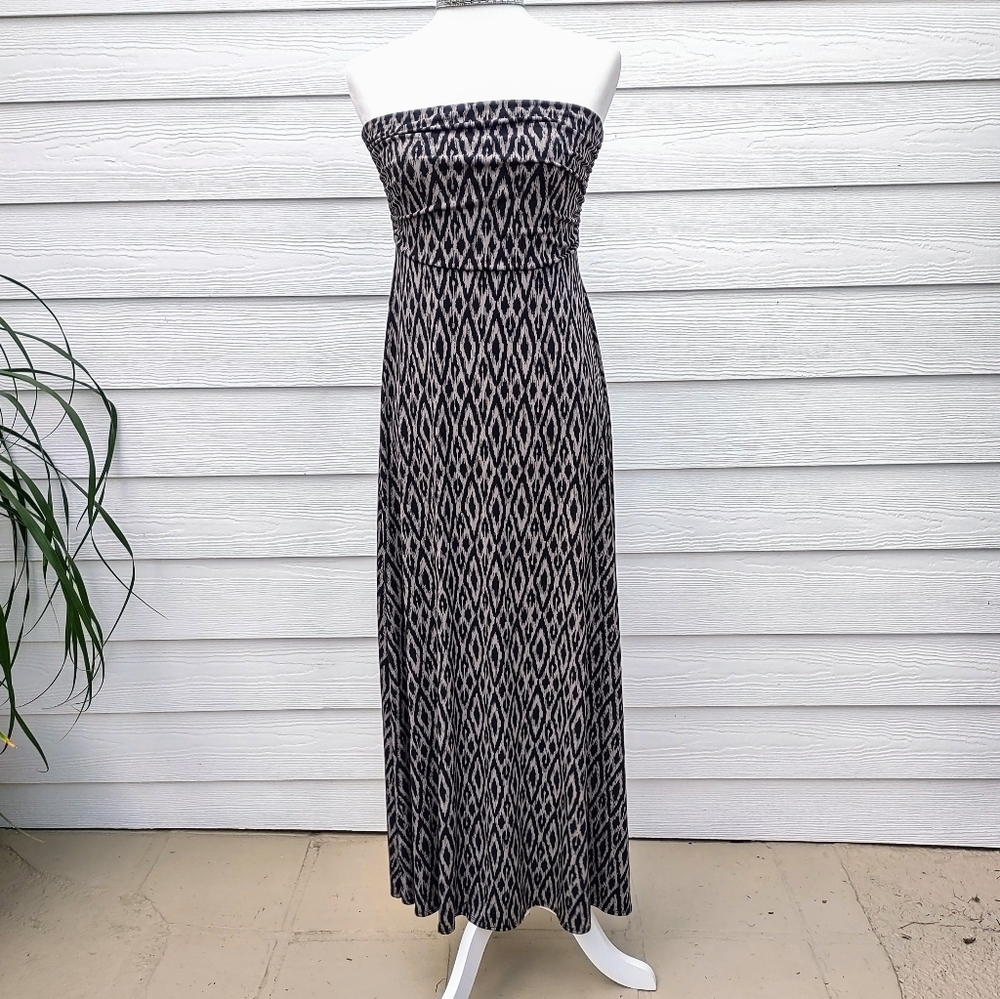 Sold Vintage Casual Strapless Dress Size Med